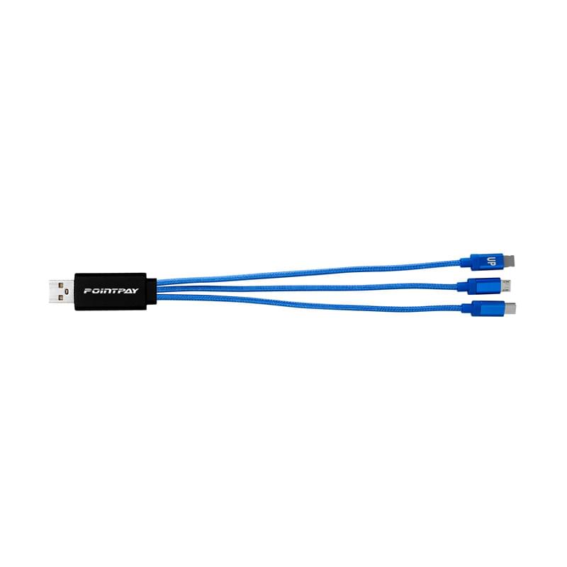 Metallic Light Up Logo Cable with Type C USB
