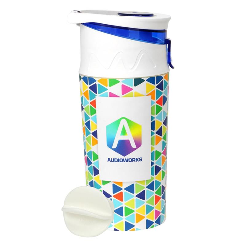 Full Color Trendy Shaker Bottle