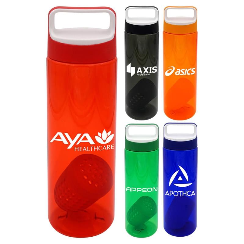 Boxy 24 oz. Colorful Bottle with Floating Infuser