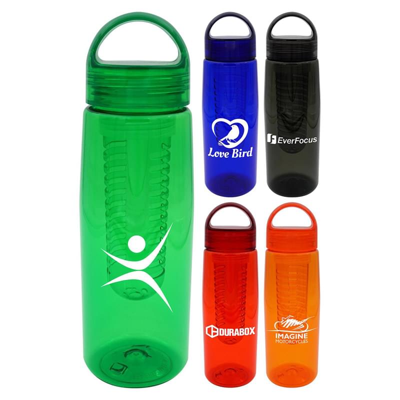 Arch 25 oz. Colorful Contour Bottle with Infuser
