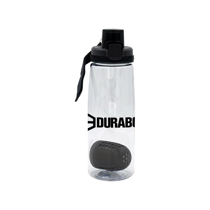 Locking 25 oz. Clear Contour Bottle with Floating Infuser