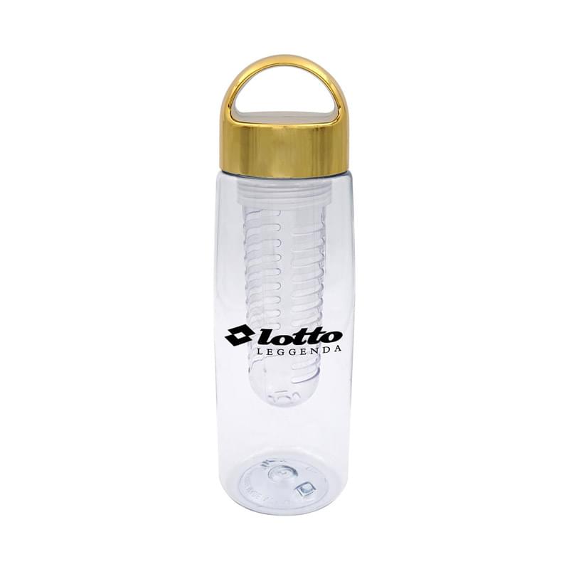 Metallic Arch 25 oz. Clear Contour Bottle with Infuser