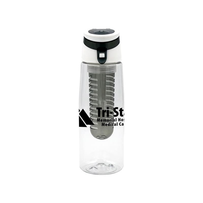 Trendy 25 oz. Clear Contour Bottle with Infuser