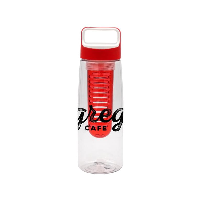 Boxy 25 oz. Clear Contour Bottle with Infuser