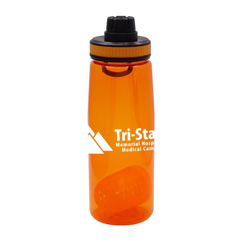 Band-It 25 oz. Colorful Contour Bottle with Floating Infuser