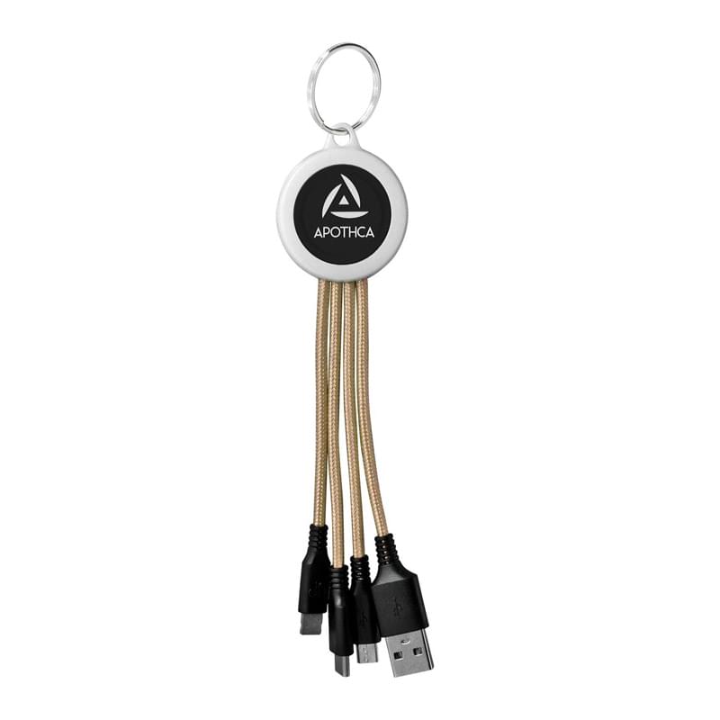 Light Up Logo Keychain Cable