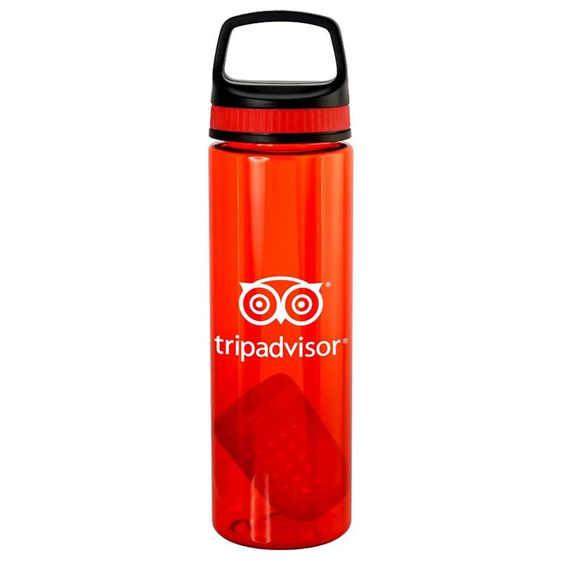 Handy Band-It Colorful 24 oz. Bottle with Floating Infuser