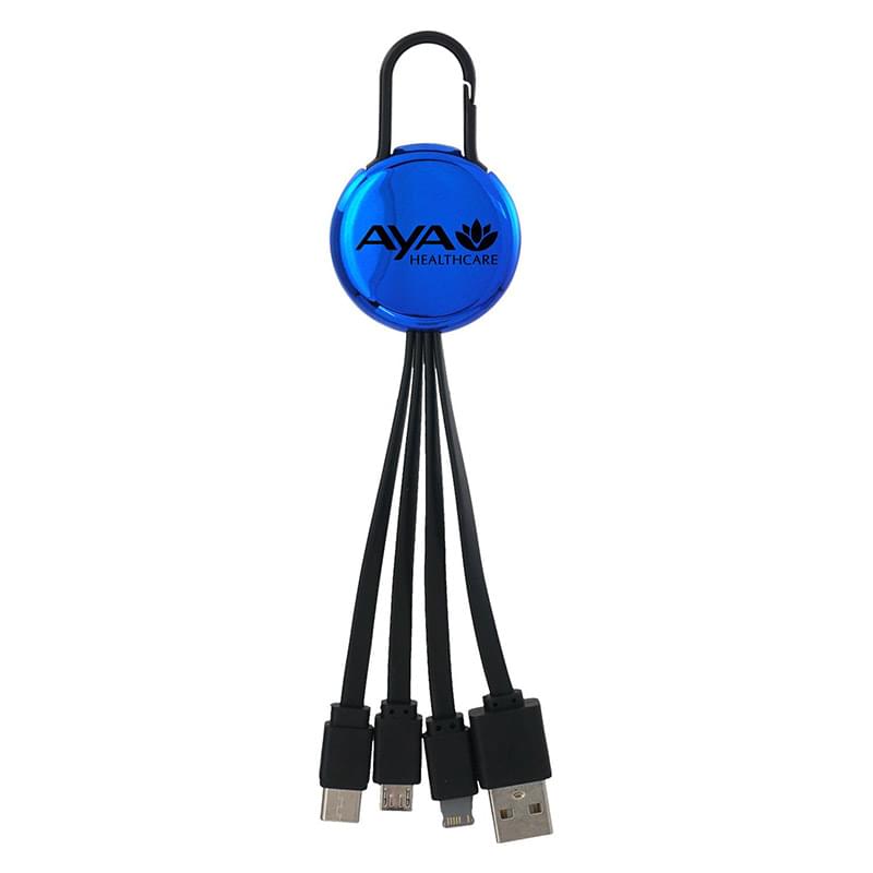 Metallic Easy Clip 3 in 1 Charging Cable