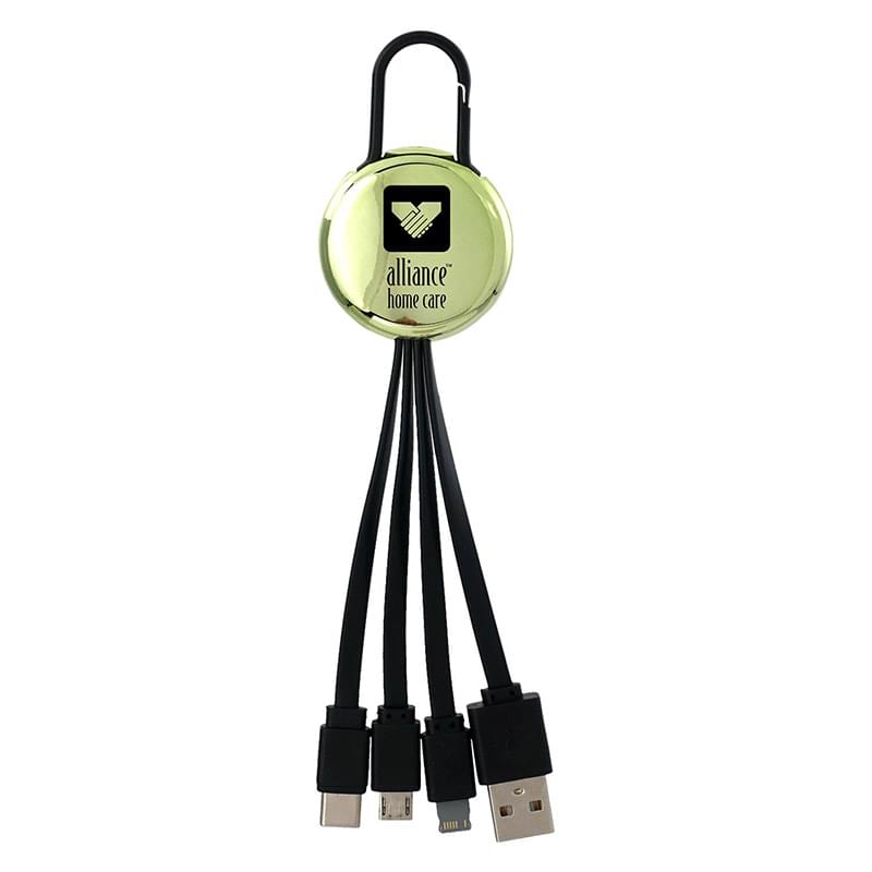 Metallic Easy Clip 3 in 1 Charging Cable