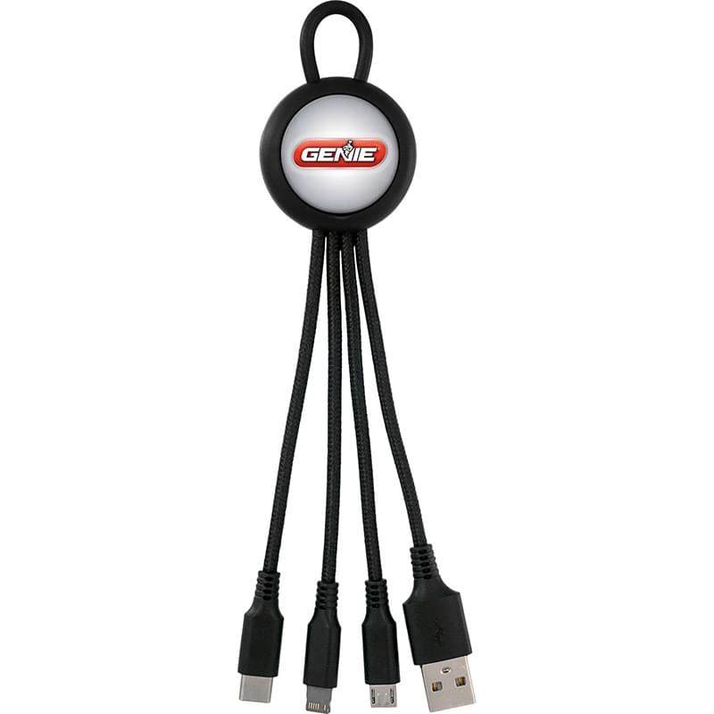 Clearview Light Up Loop 3-in-1 Charging Cable
