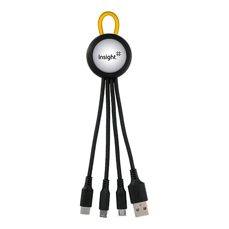 Clearview Light Up Loop 3-in-1 Charging Cable