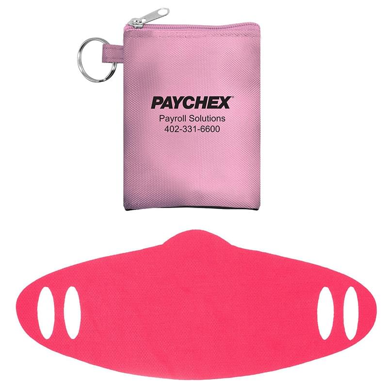 Tall Stretchy Face Mask Pouch