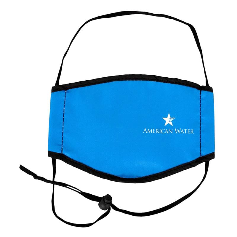 Lined Full Color Face Mask with Head Straps
