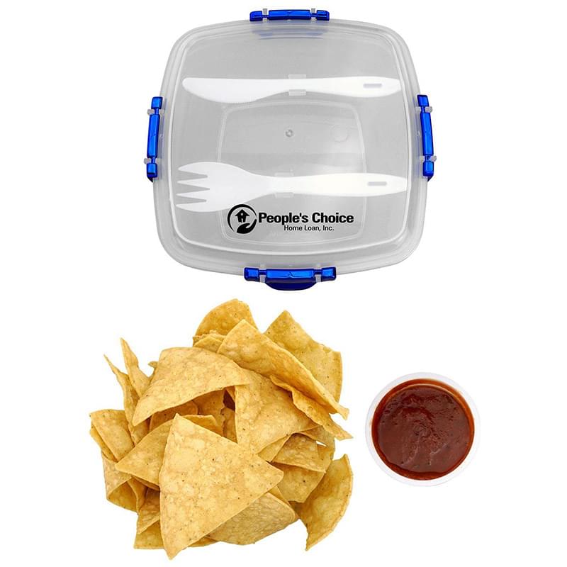 Metallic Clip Top Fiesta Container