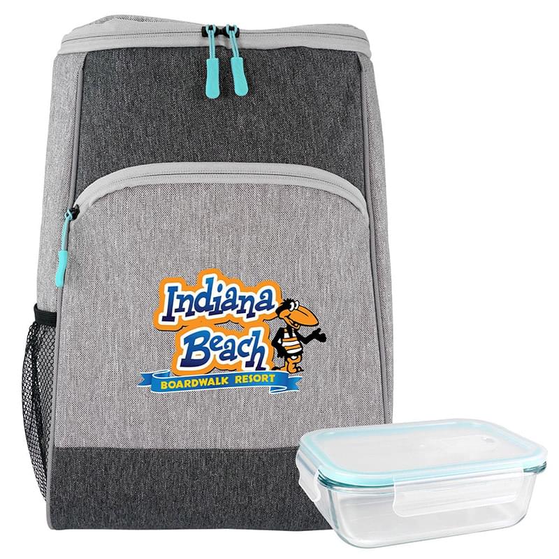 Bay Backpack Glass Lunch Set