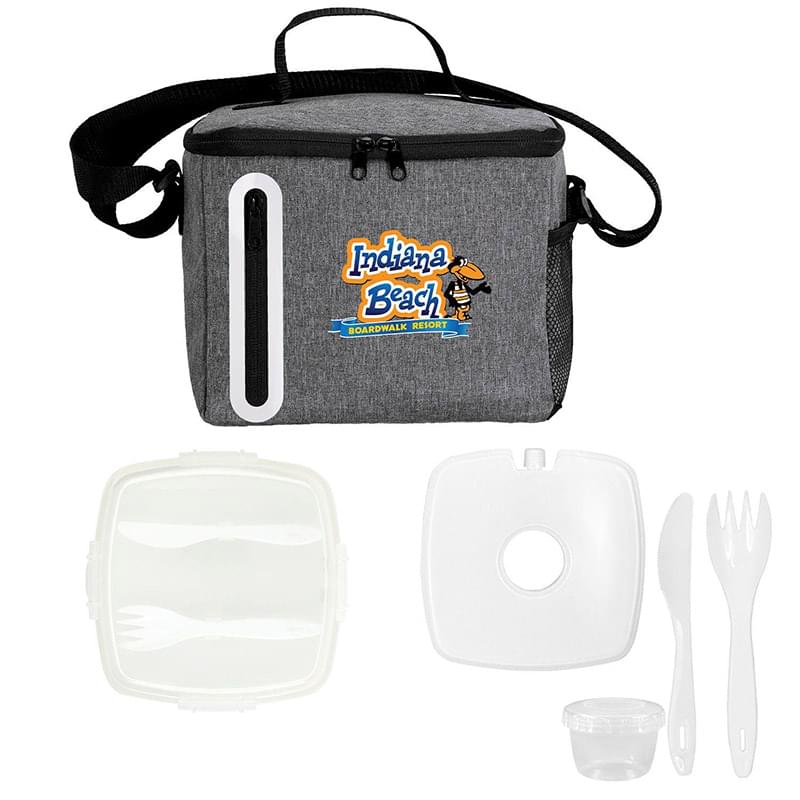 Clip Top Chillin' Oval Cooler Lunch Set