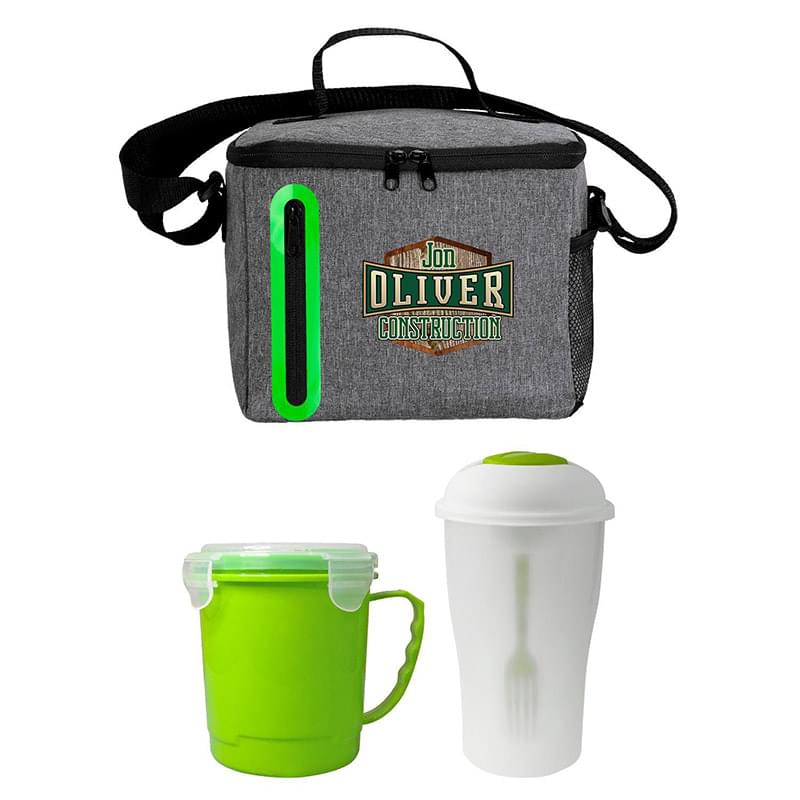Soup & Salad Oval Cooler Lunch Set