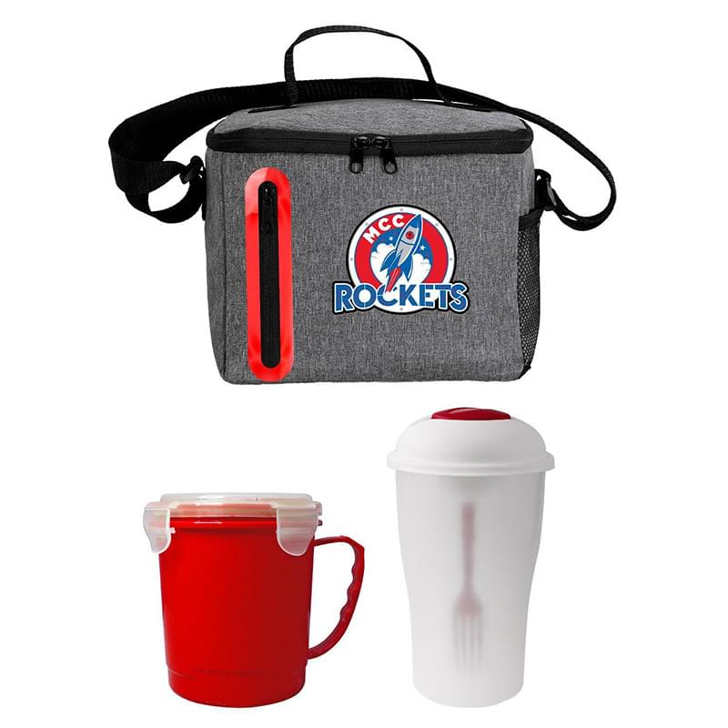 Soup & Salad Oval Cooler Lunch Set