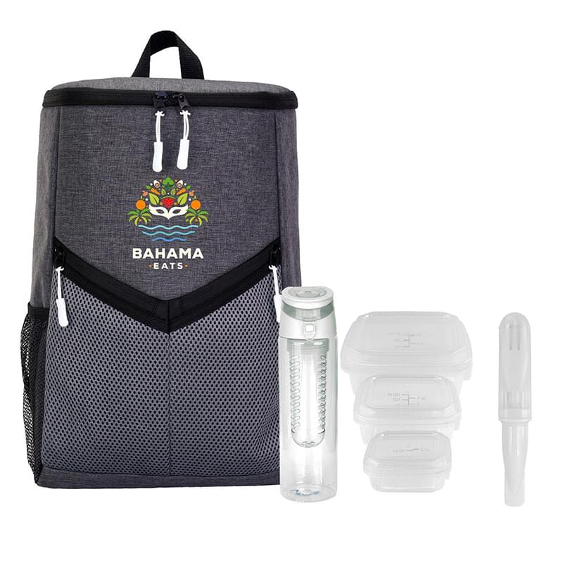 Victory Lunch & Drink Cooler Backpack Set