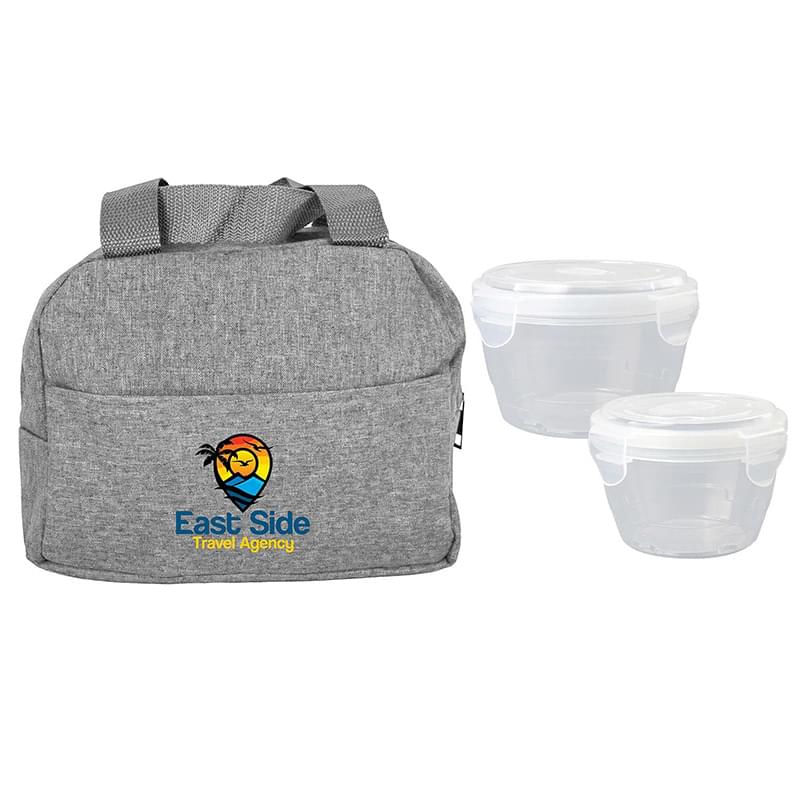 Nested Heathered Lunch Cooler