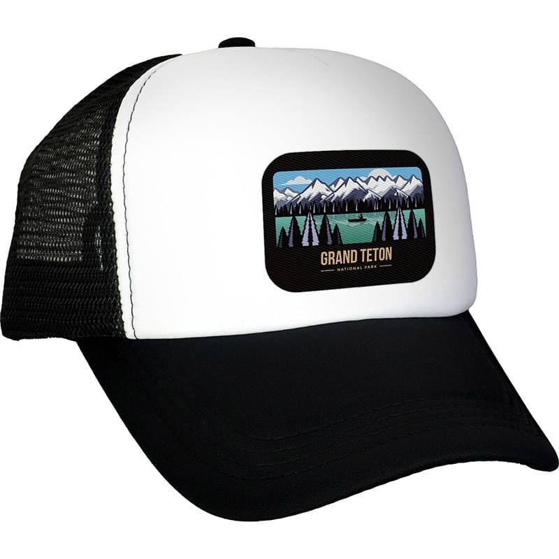 Foam Rectangle Emblem Trucker Hat