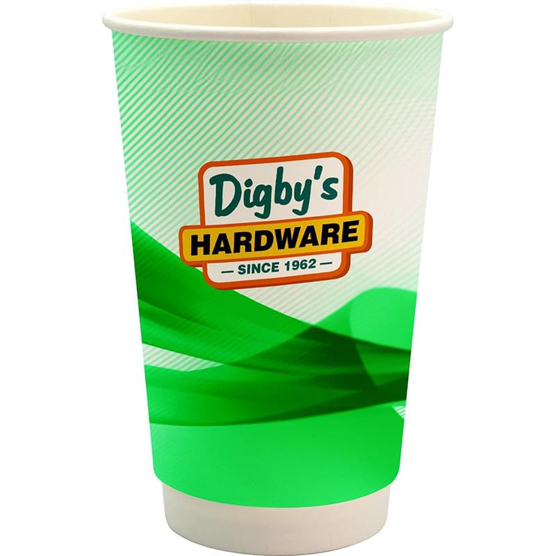 16 oz. Full Color Groovy Paper Cup