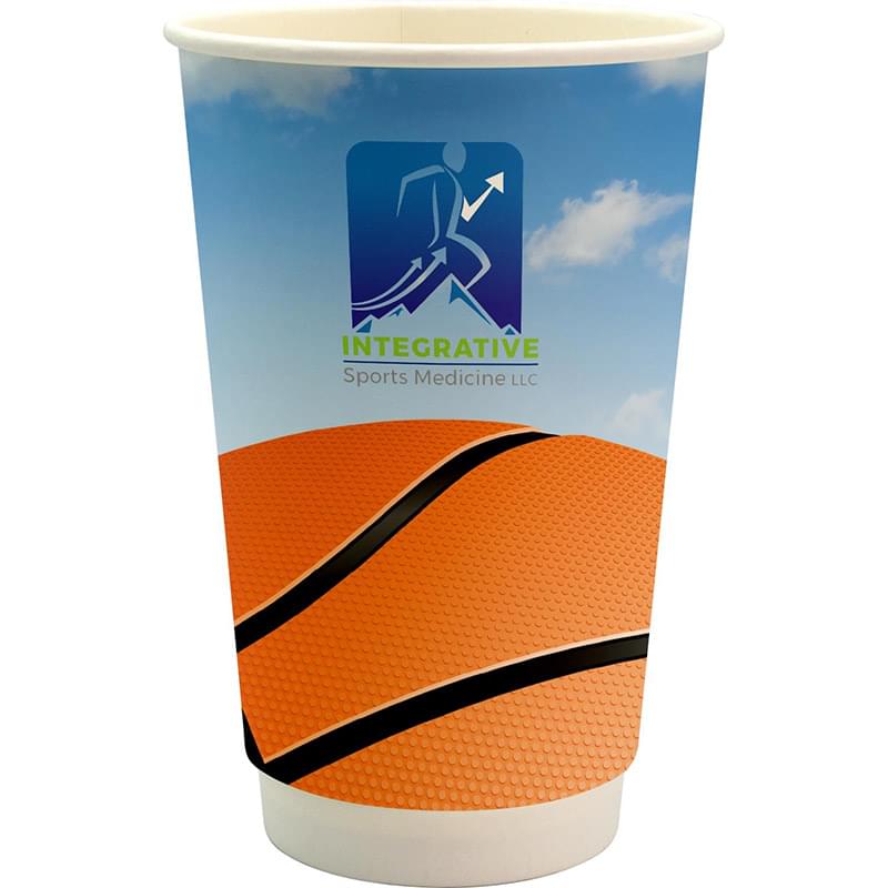 16 oz. Full Color Sporty Paper Cup