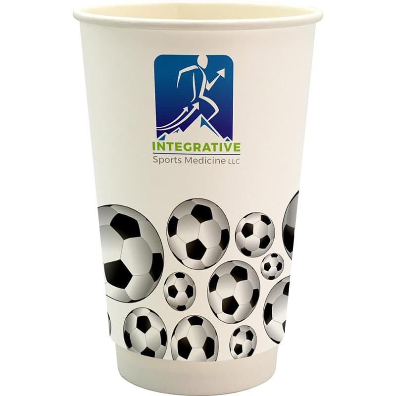 16 oz. Full Color Sporty Paper Cup