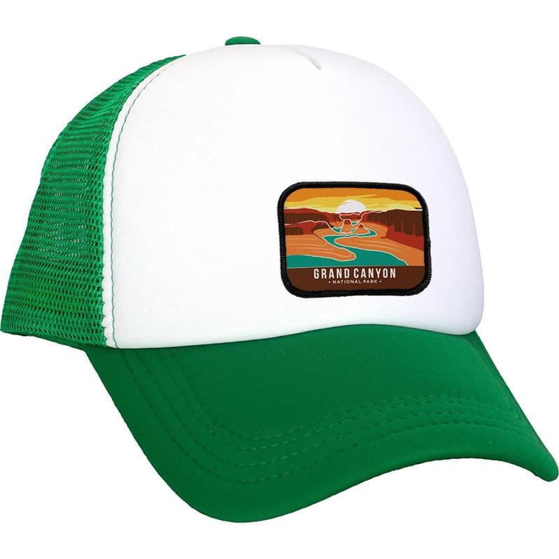 Foam Embroidered Emblem Trucker Hat