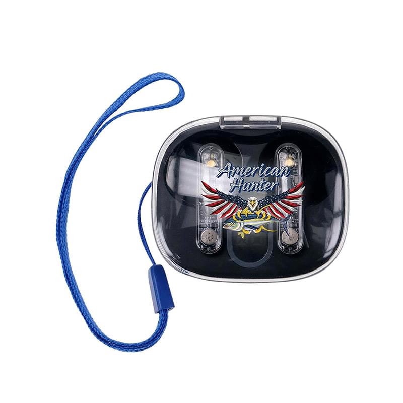Light Up Display Lanyard Bluetooth Ear Buds