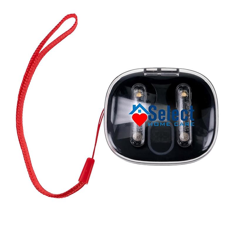 Light Up Display Lanyard Bluetooth Ear Buds