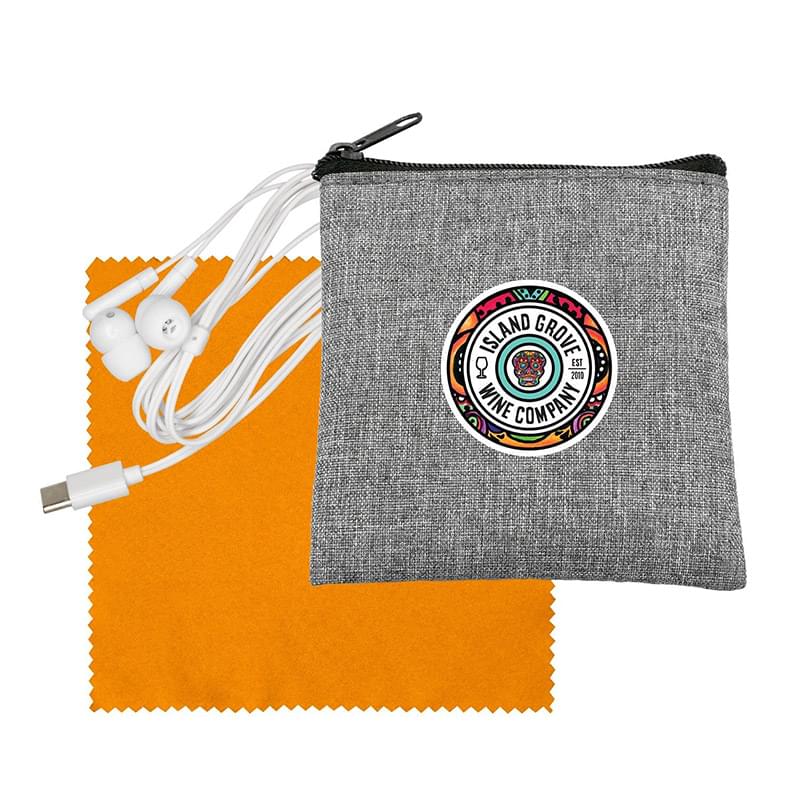 Recycled Cloth & Type C Ear Buds