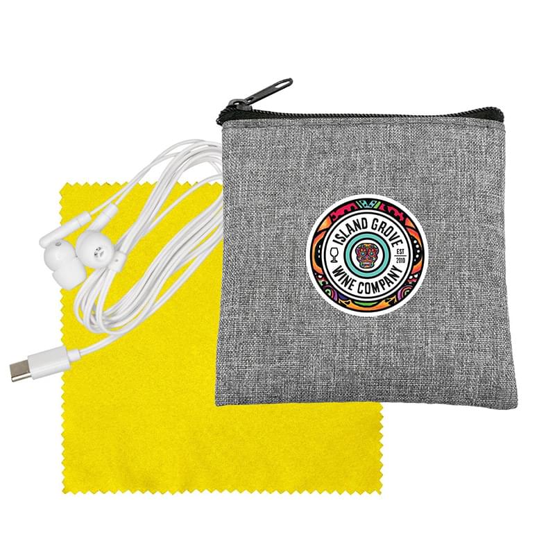 Recycled Cloth & Type C Ear Buds