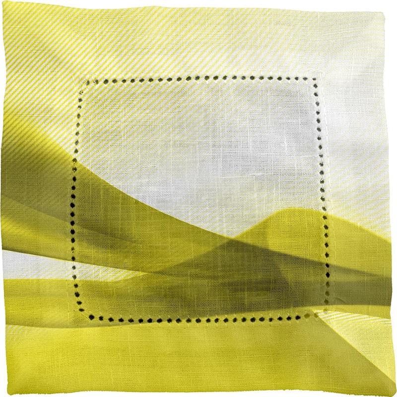 Turbulent Waves Fabric Napkin