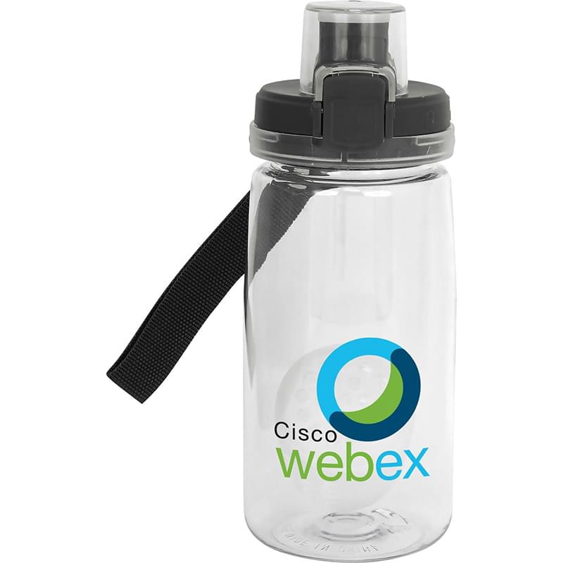 Locking Lid 18 oz. Recycled Bottle with Floating Infuser