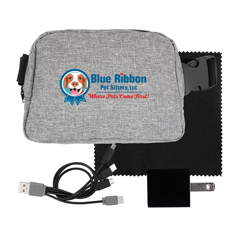 Charge & Clean Recycled Fanny Pack Kit