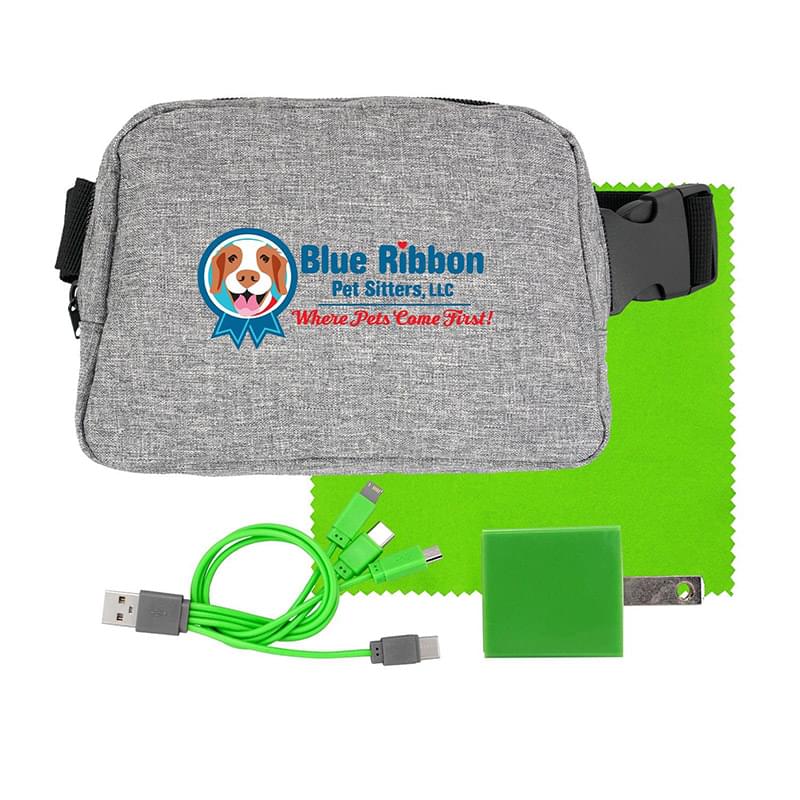 Charge & Clean Recycled Fanny Pack Kit