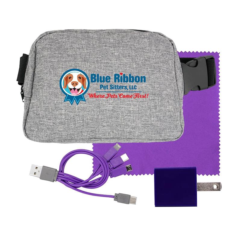 Charge & Clean Recycled Fanny Pack Kit