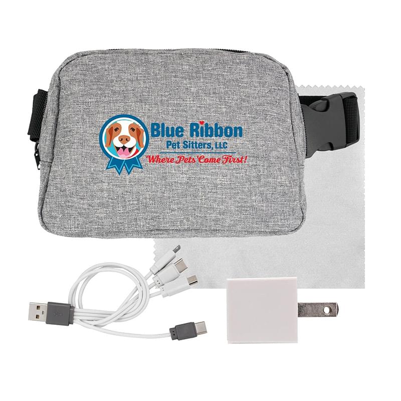 Charge & Clean Recycled Fanny Pack Kit