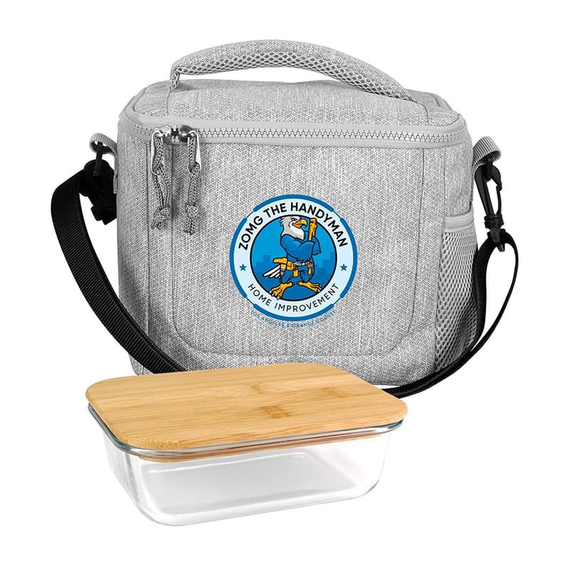 Adventure Cooler Bamboo Lunch Set