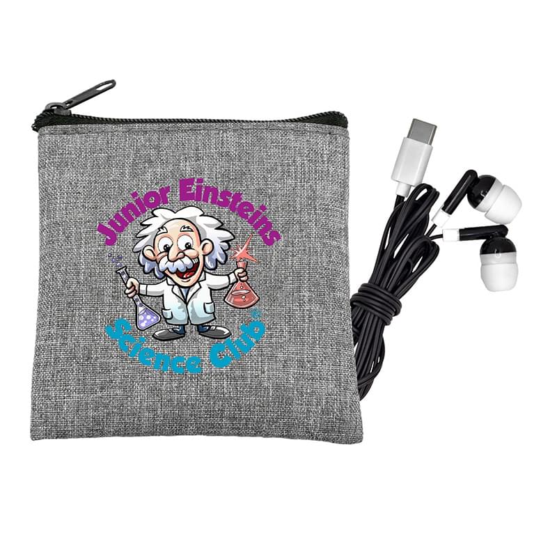 Recycled Type C Colorful Earbud Set