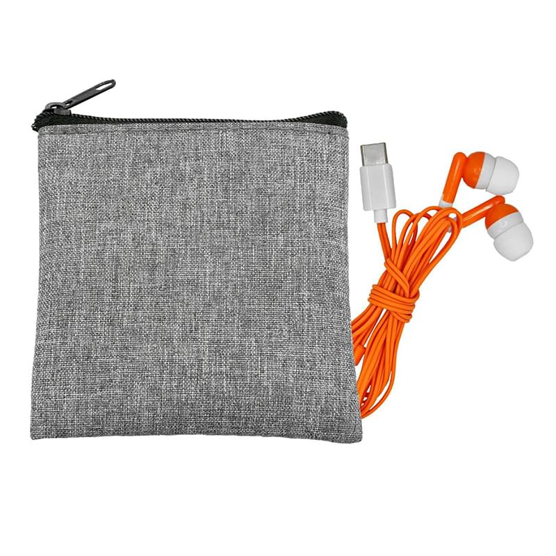 Recycled Type C Colorful Earbud Set