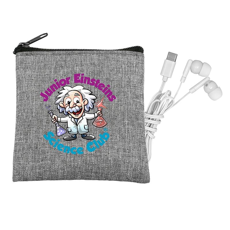 Recycled Type C Colorful Earbud Set