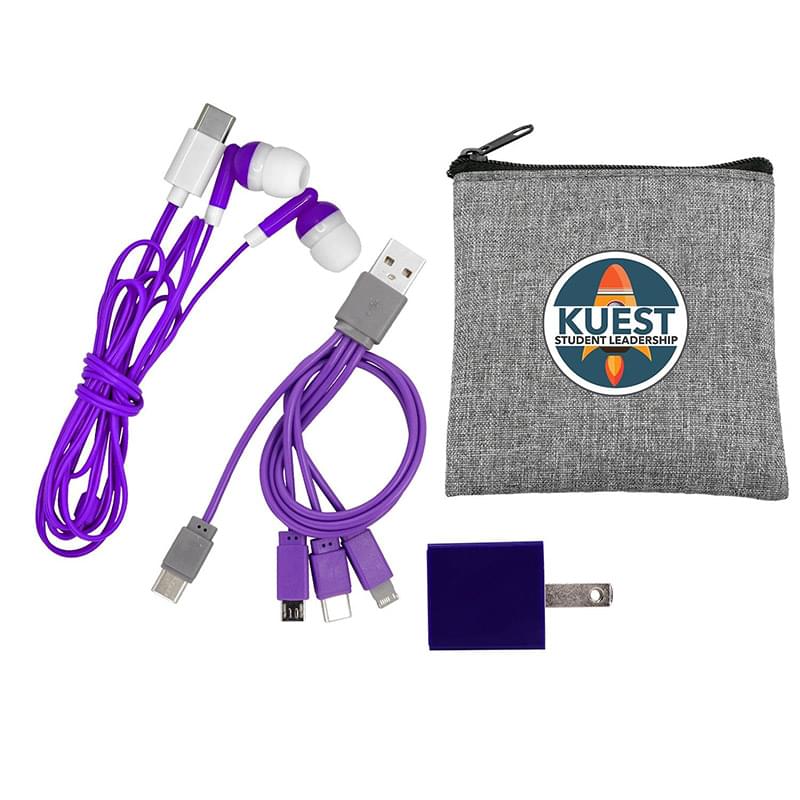 Recycled Colorful Type C Tech Set