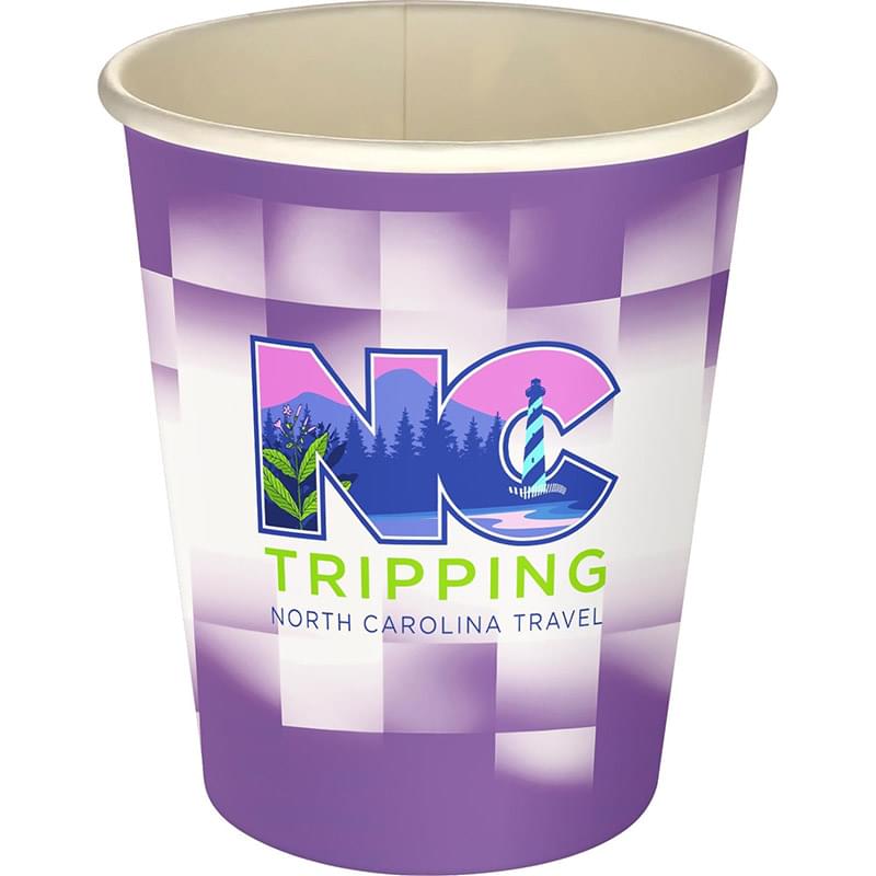 5 oz. Full Color Shaded Checkers Paper Cup