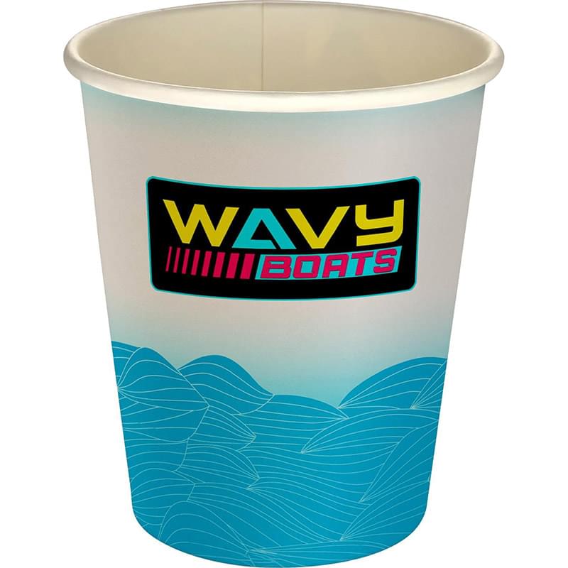 5 oz. Full Color Turbulent Waves Paper Cup