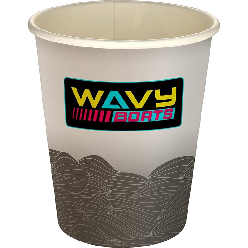5 oz. Full Color Turbulent Waves Paper Cup