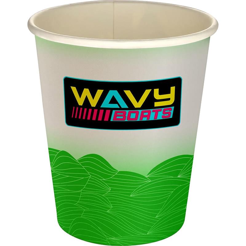 5 oz. Full Color Turbulent Waves Paper Cup
