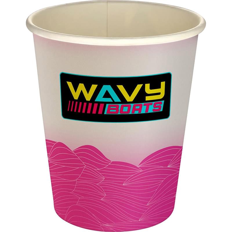 5 oz. Full Color Turbulent Waves Paper Cup