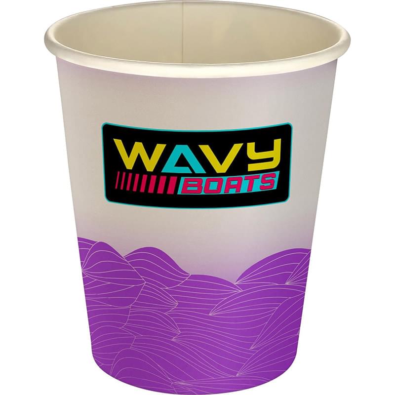 5 oz. Full Color Turbulent Waves Paper Cup